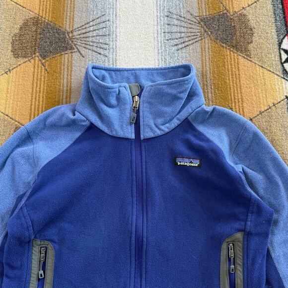 Women’s Patagonia Full Zip Fleece Jacket Size Medium Purple Spring 2013 Outdoor - Picture 5 of 10